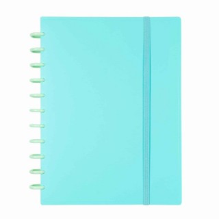 CADERNO INGENIOX A4 QUADRICULADO MENTA
